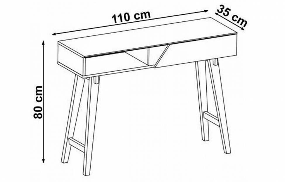 Письменные столы - изображение №9 "Стол письменный KN1"  на www.Angstrem-mebel.ru