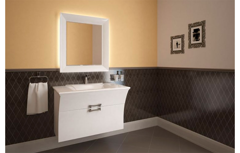 Распродажа - изображение №2 "Мебель для ванной комнаты Vogue 2"  на www.Angstrem-mebel.ru