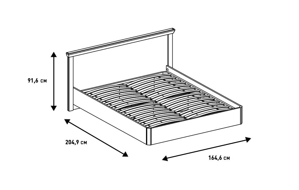 Двуспальные кровати - изображение №12 "Кровать Магнум"  на www.Angstrem-mebel.ru