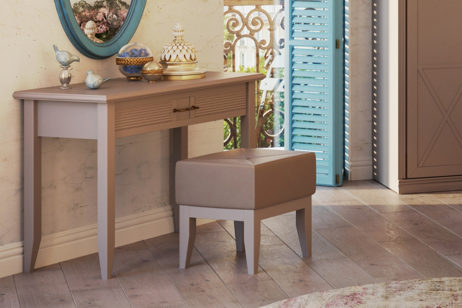 Туалетные столы - изображение №4 "Стол туалетный Кантри"  на www.Angstrem-mebel.ru